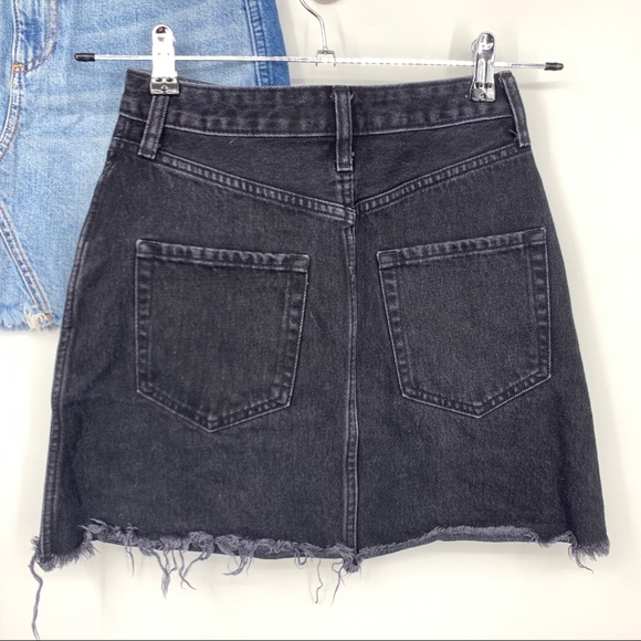 Abercrombie Fitch Jean Mini Skirt Bundle Black - Picture 4 of 8